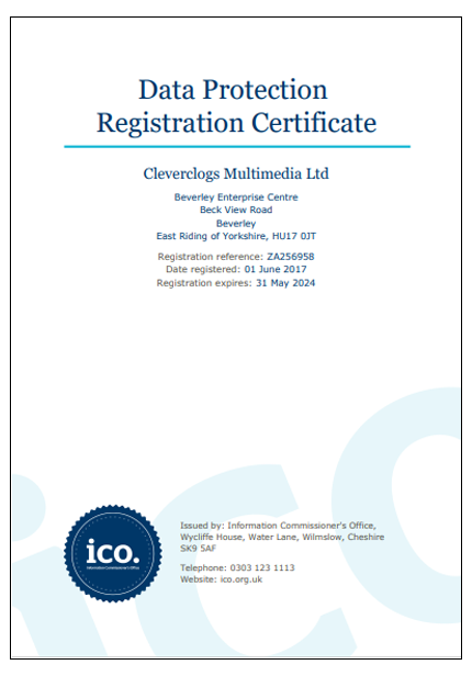 ICO Certificate 2023 - 2024